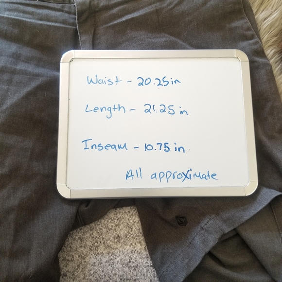 VOLCOM Corpo Class Gray Cotton Blend Shorts - Picture 9 of 9